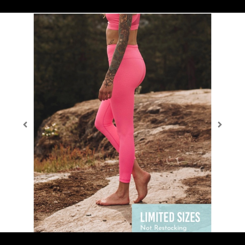 Pink leopard light n tight leggings only